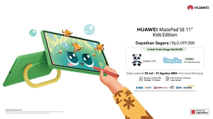 Fitur Huawei MatePad SE 11 Kids